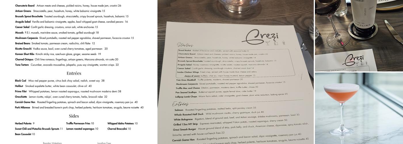 Grezi Menu