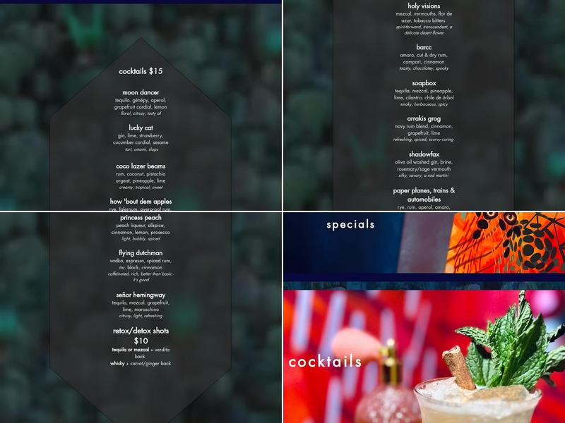 ruth Menu