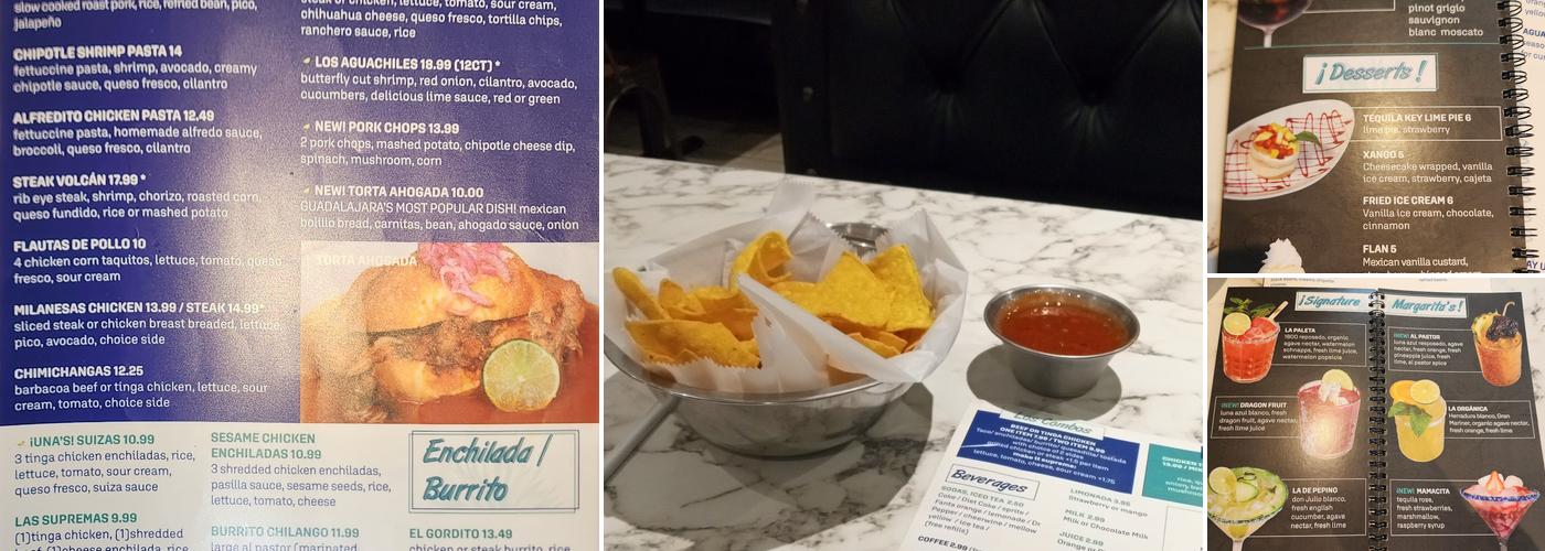 ¡UNA MAS! Modern Taqueria-Margaritas Menu