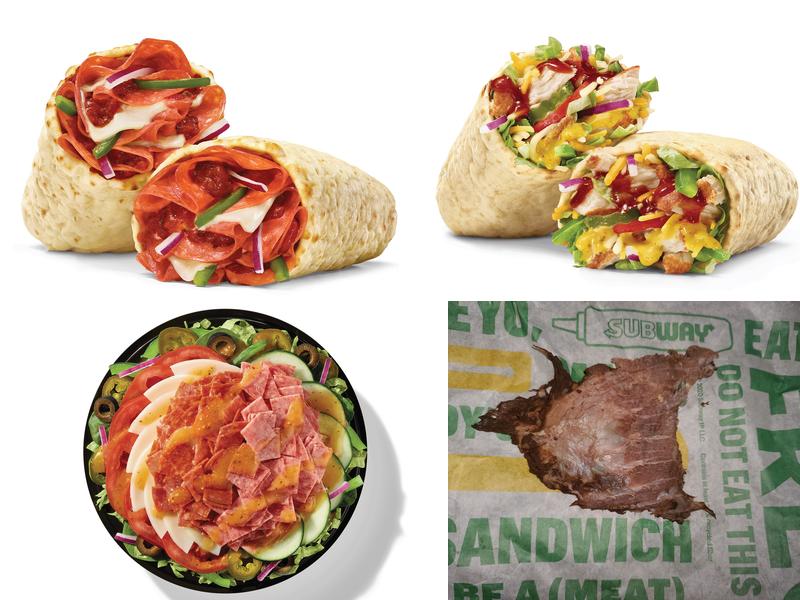 Subway Menu