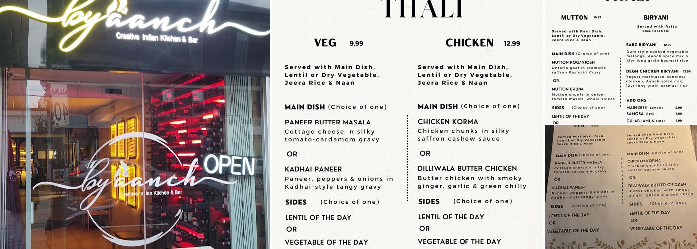 By Aanch Restaurant Menu