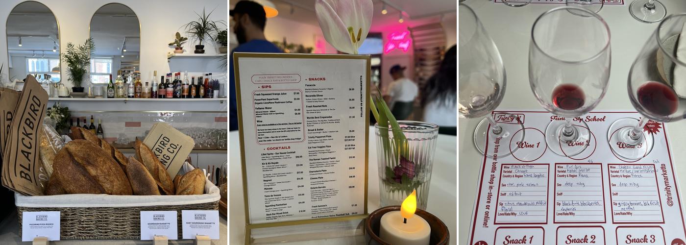 Trinity Market Menu