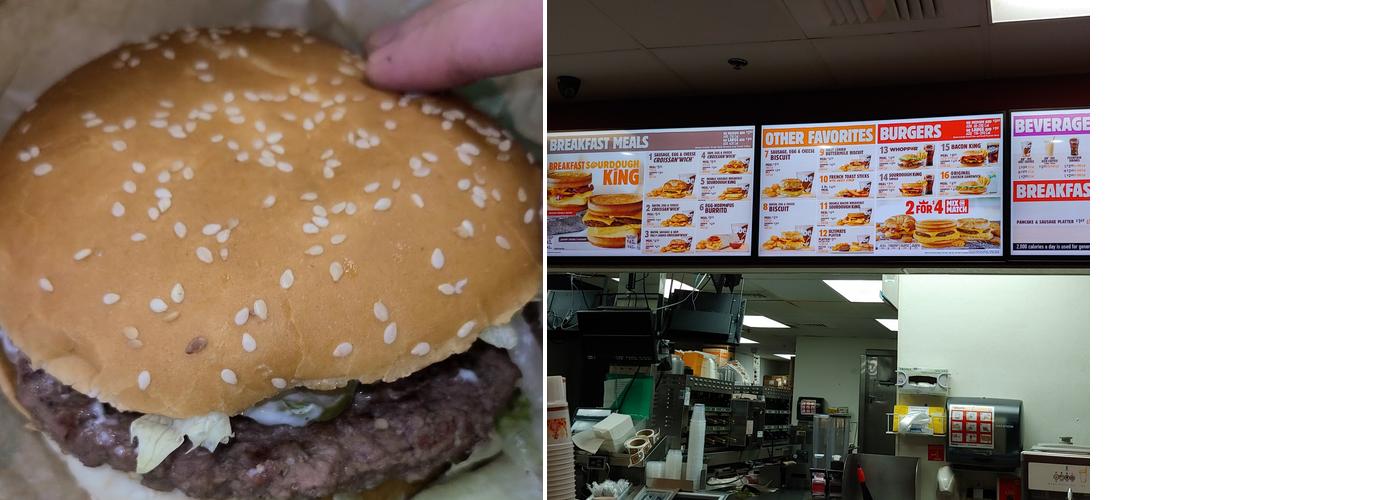 Burger King Menu
