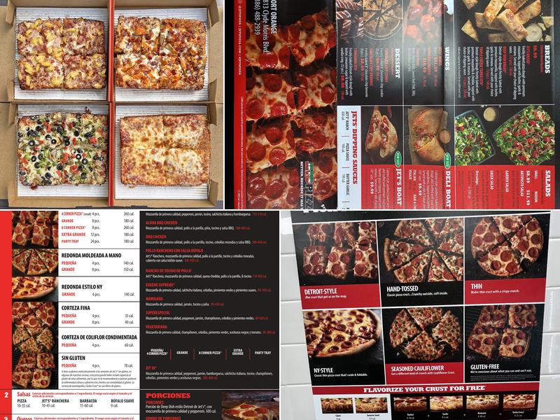 Jet's Pizza Menu