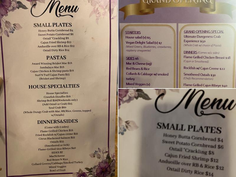 Norma Jean’s Soul Cuisine Menu