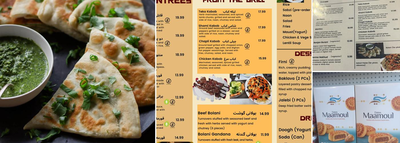 Kabul Corner Menu
