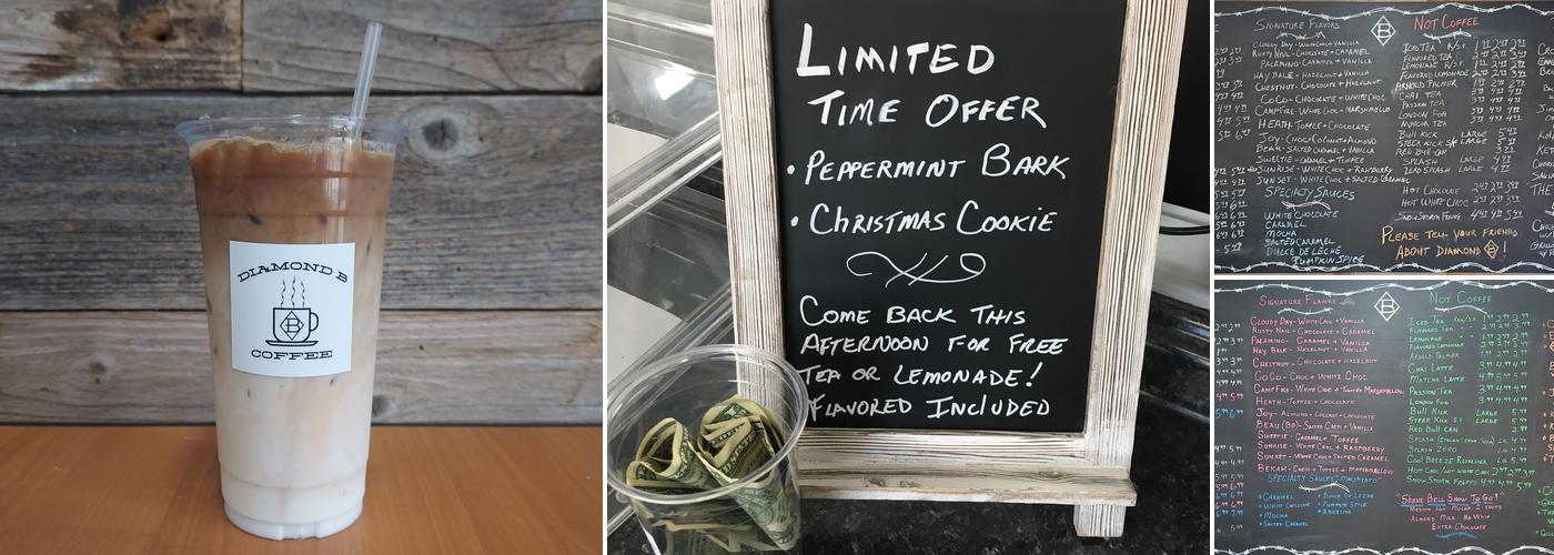 Diamond B Coffee Menu