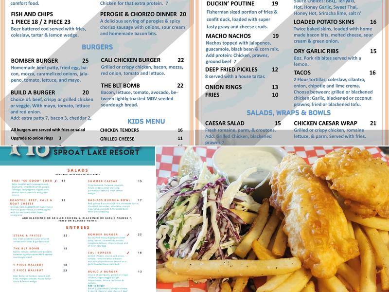 Fish & Duck Pub Ltd. Menu