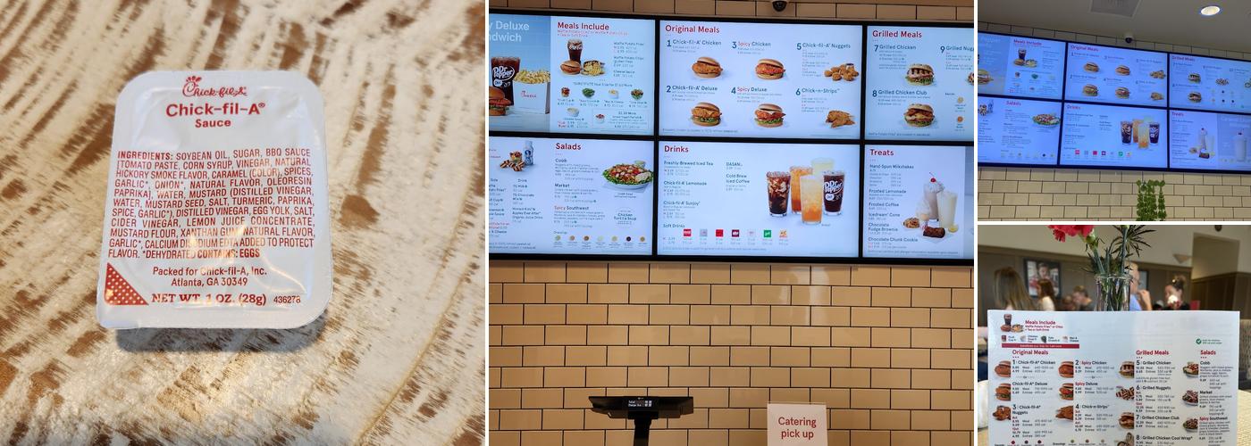 Chick-fil-A Hamilton Quarter Menu