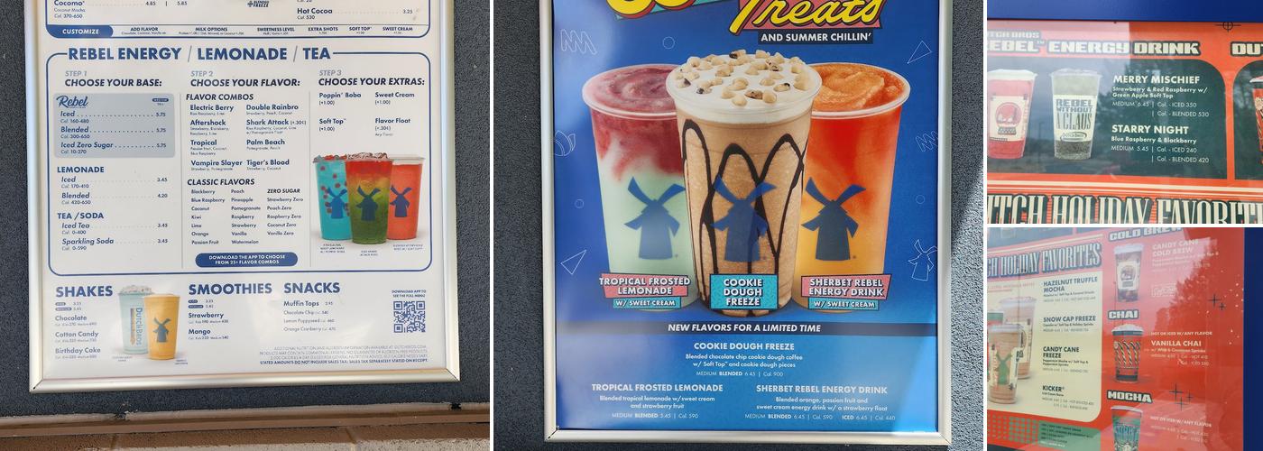 Dutch Bros Coffee Menu