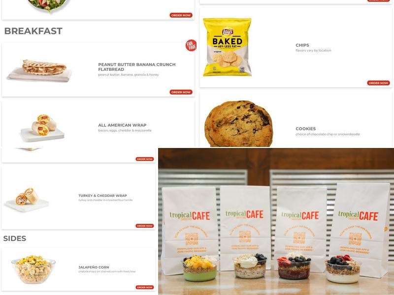 Tropical Smoothie Cafe Menu