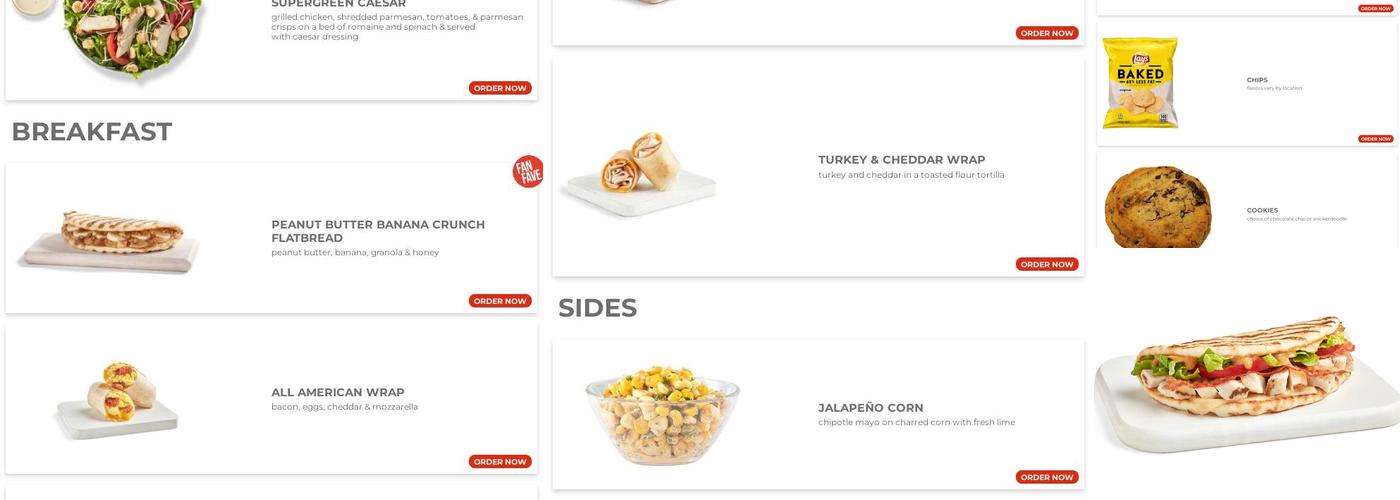 Tropical Smoothie Cafe Menu