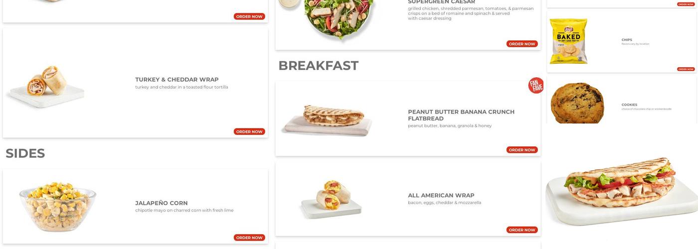 Tropical Smoothie Cafe Menu