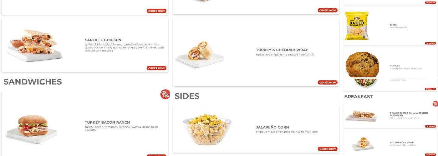 Tropical Smoothie Cafe Menu