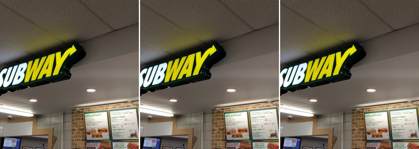Subway Menu