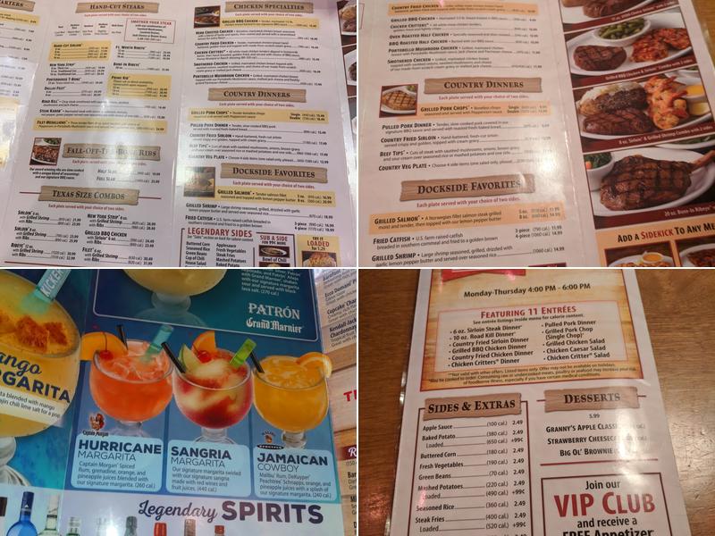 Texas Roadhouse Menu