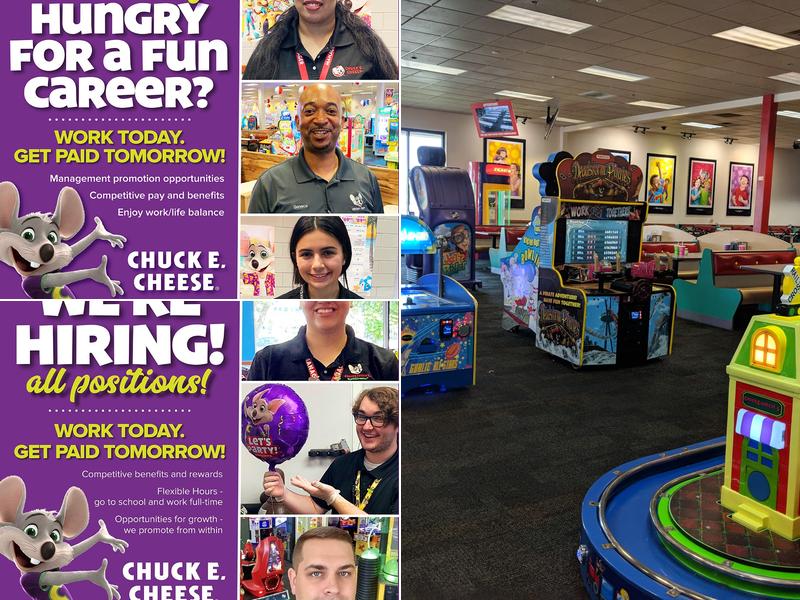 Chuck E. Cheese Menu
