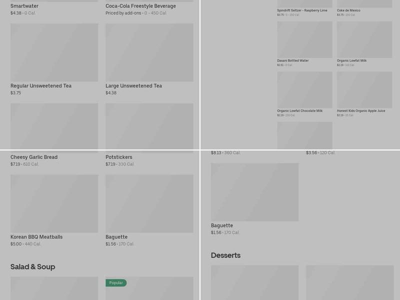 Noodles and Company Menu