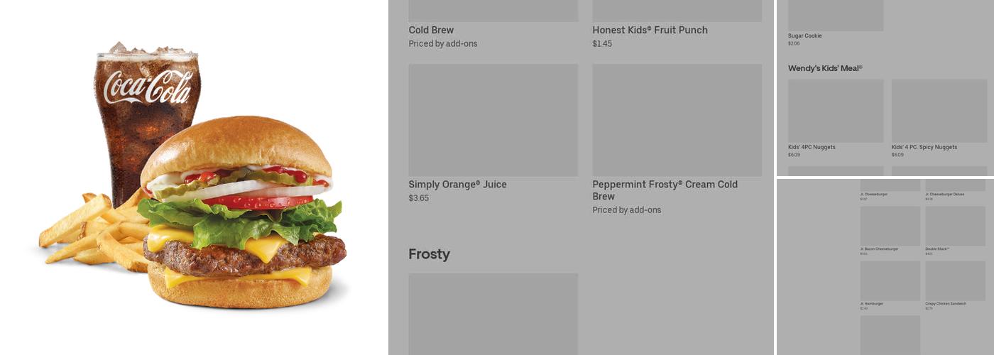 Wendy's Menu