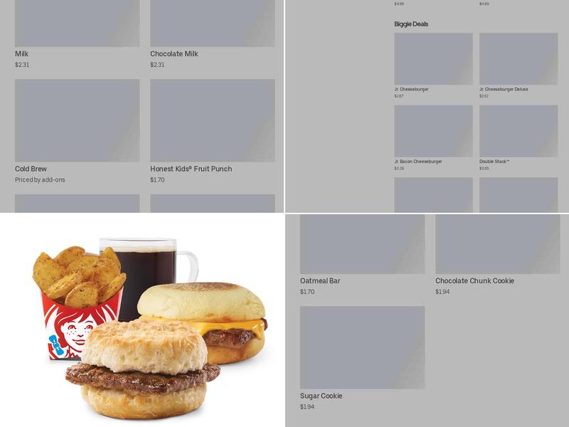 Wendy's Menu