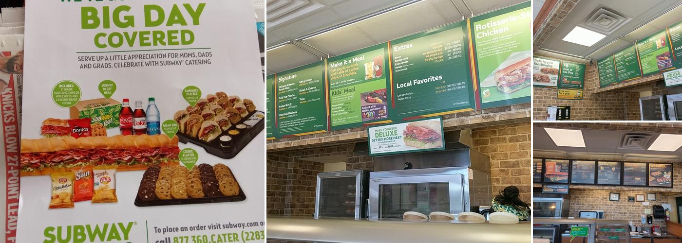 Subway Menu