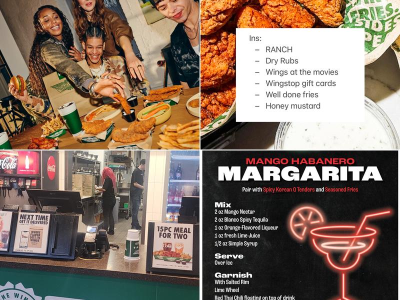 Wingstop Menu