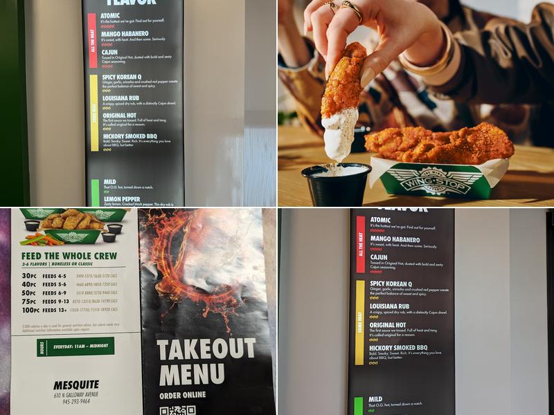Wingstop Menu