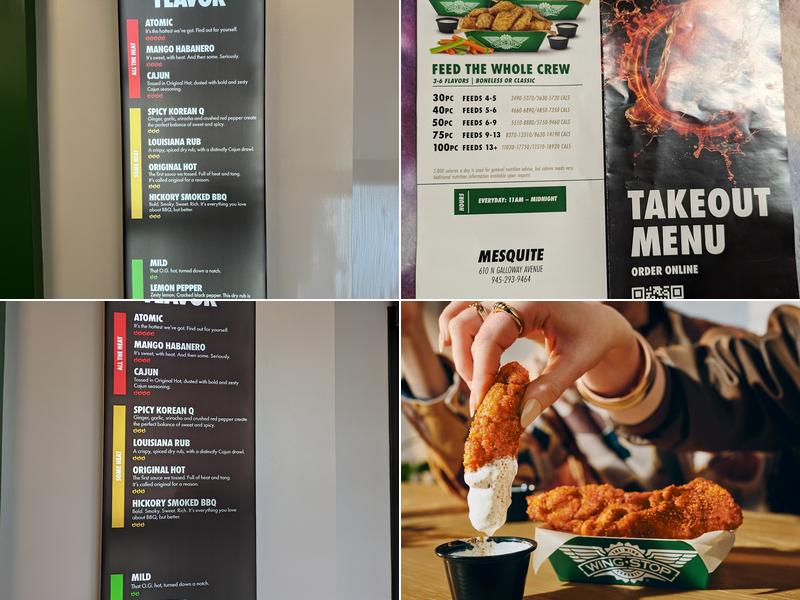 Wingstop Menu