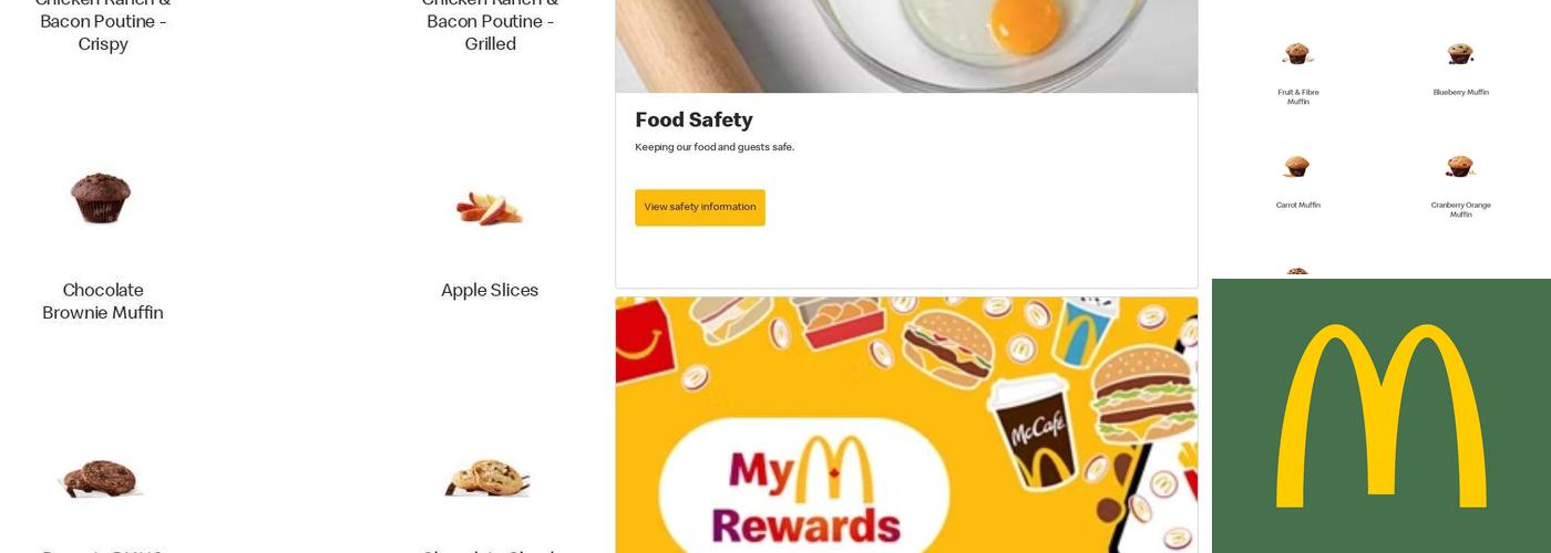McDonald’s Menu