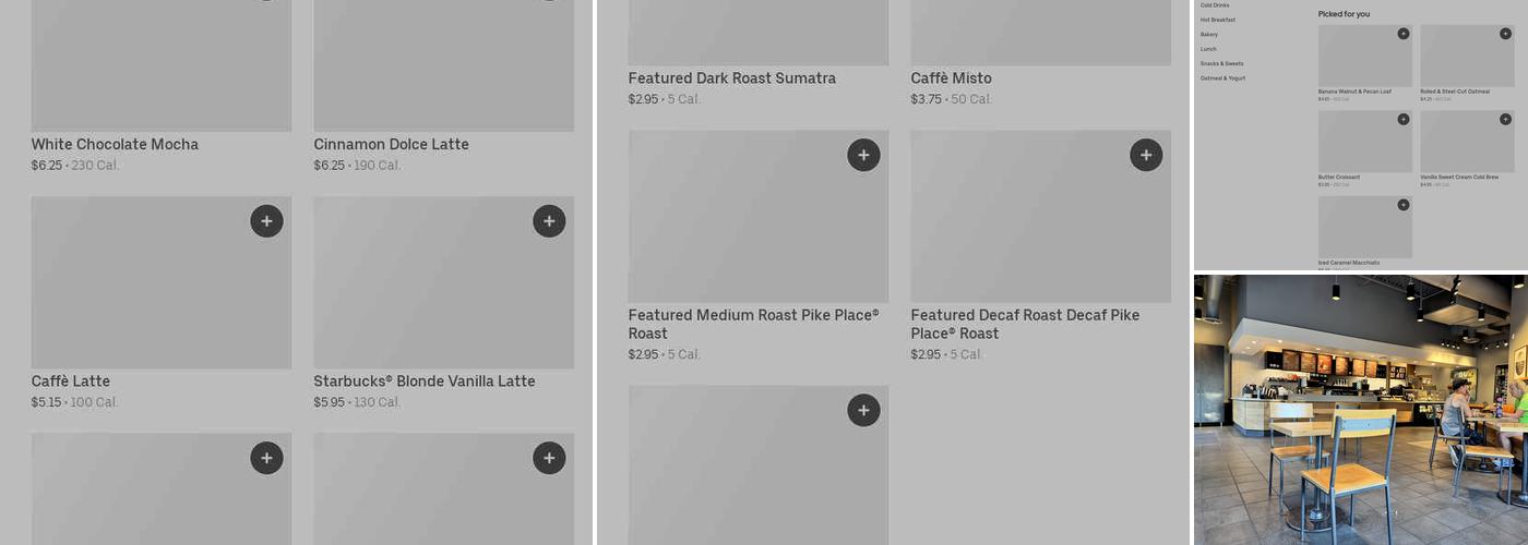 Starbucks Menu