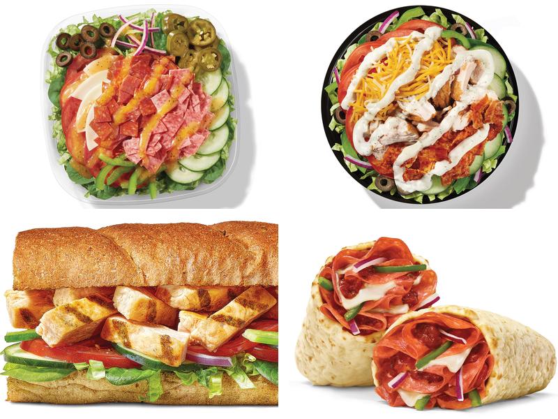 Subway Menu