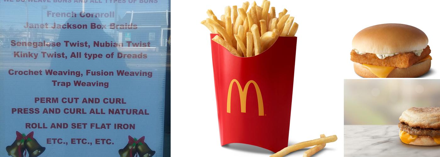 McDonald's Menu