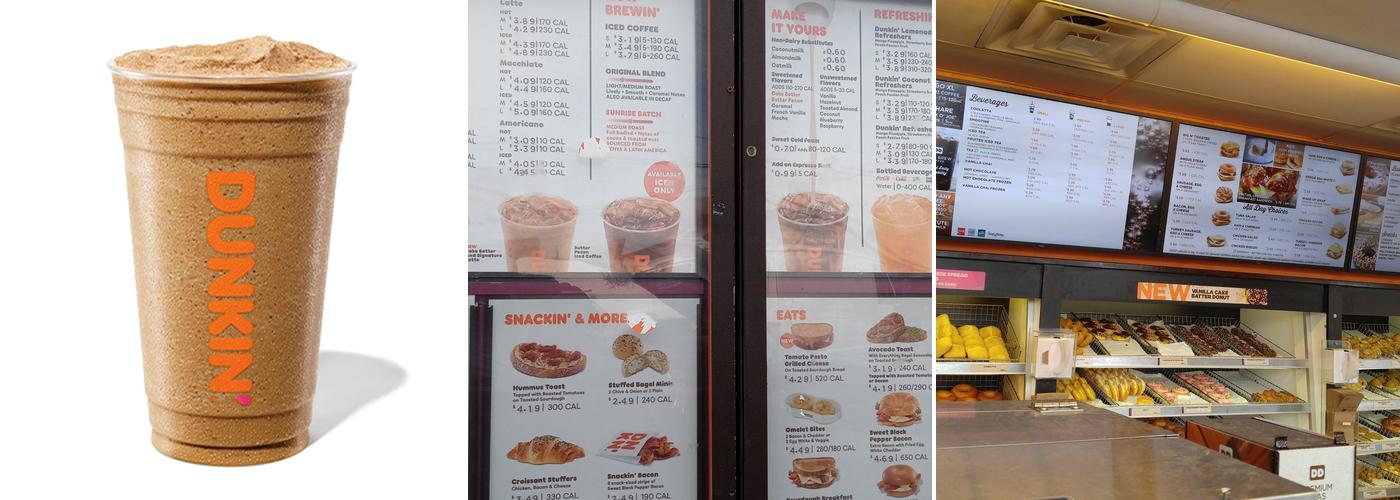 Dunkin' Menu