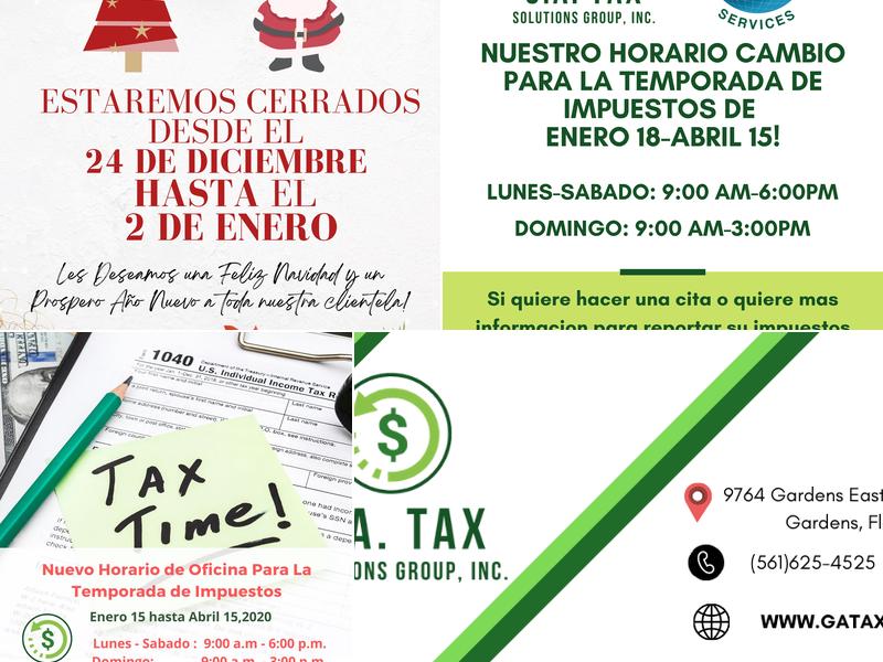 G.A. TAX SOLUTIONS GROUP INC