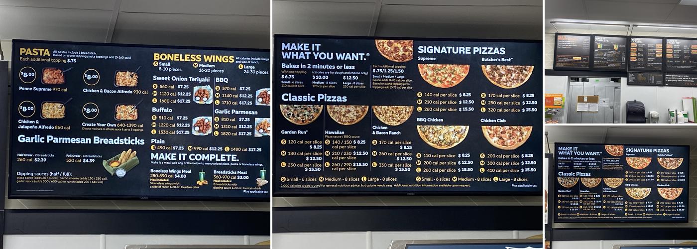 Subway Menu