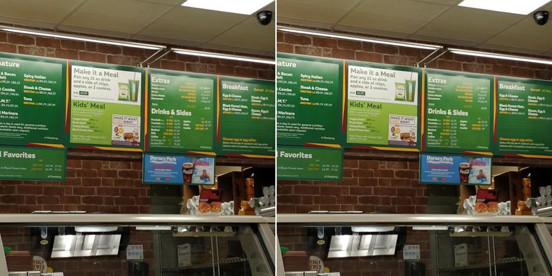 Subway Menu