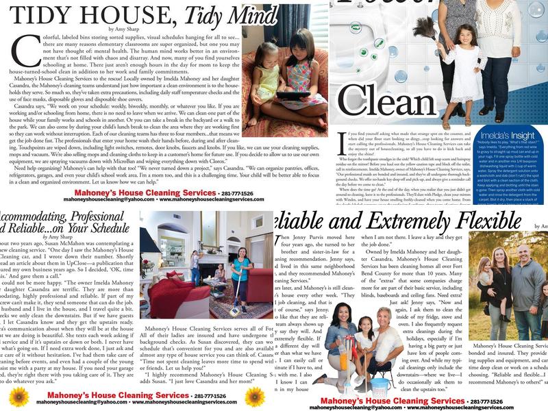 Mahoney's House Cleaning Services