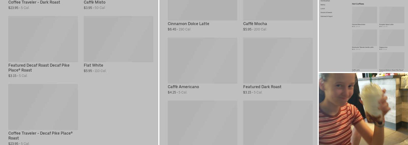 Starbucks Menu