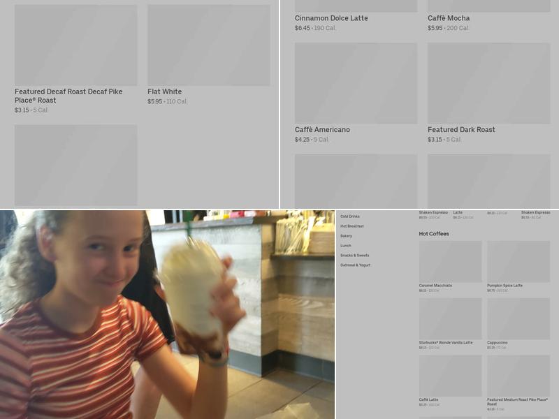 Starbucks Menu