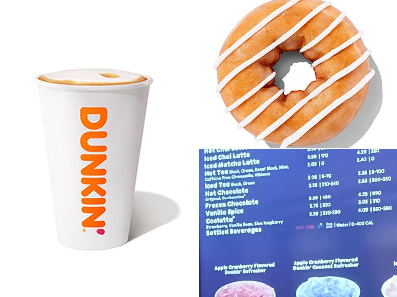 Dunkin' Menu