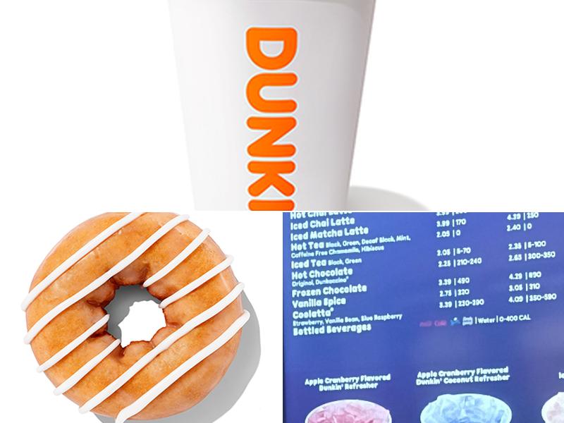 Dunkin' Menu