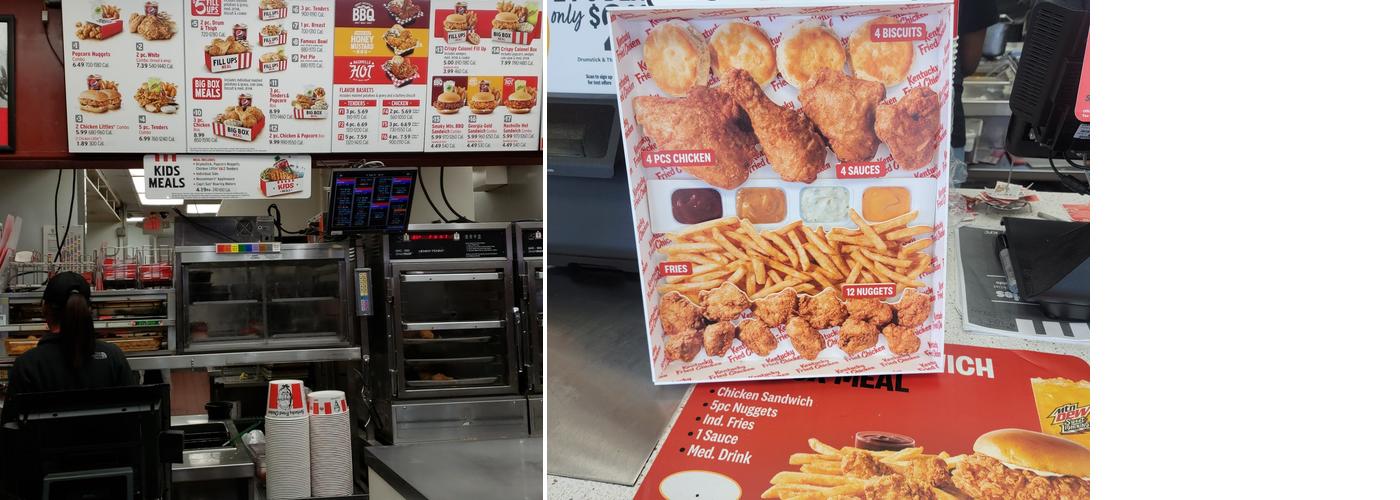 KFC Menu