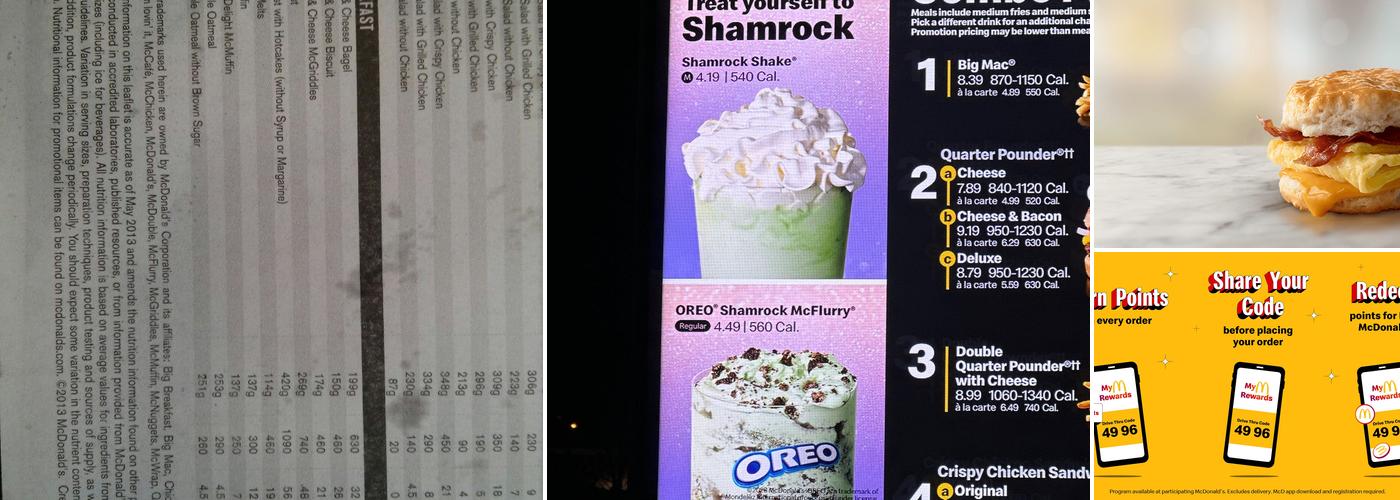 McDonald's Menu