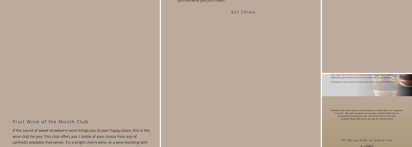 Tasting deVine Cellars Menu