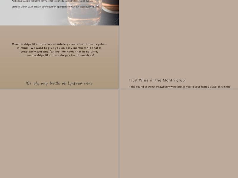 Tasting deVine Cellars Menu