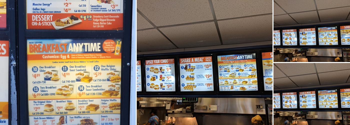 White Castle Menu