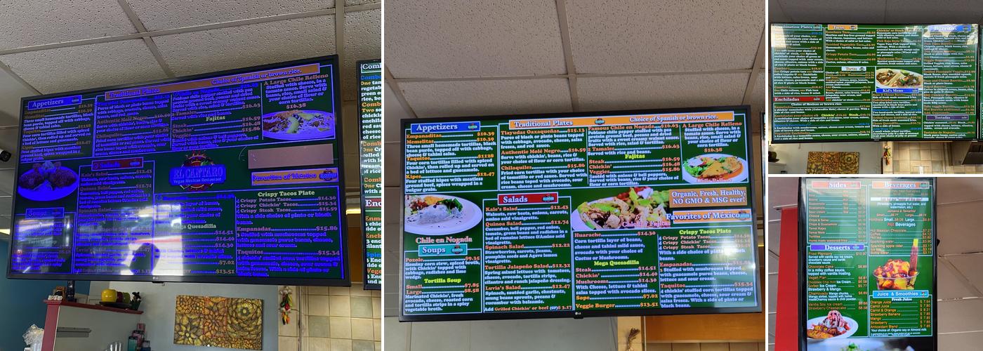El Cantaro Menu