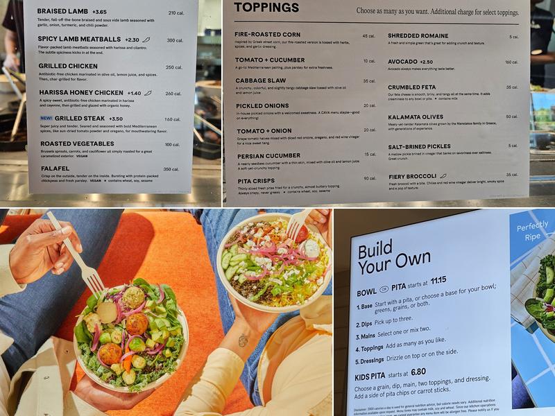 Cava Menu