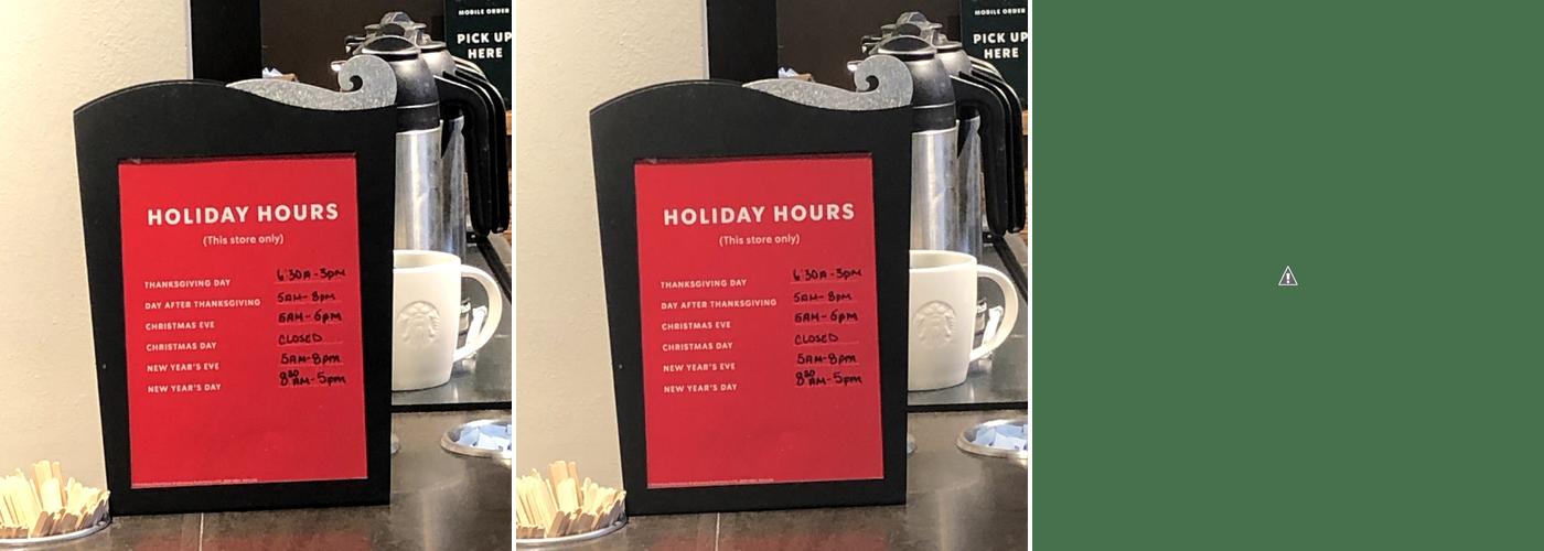 Starbucks Menu