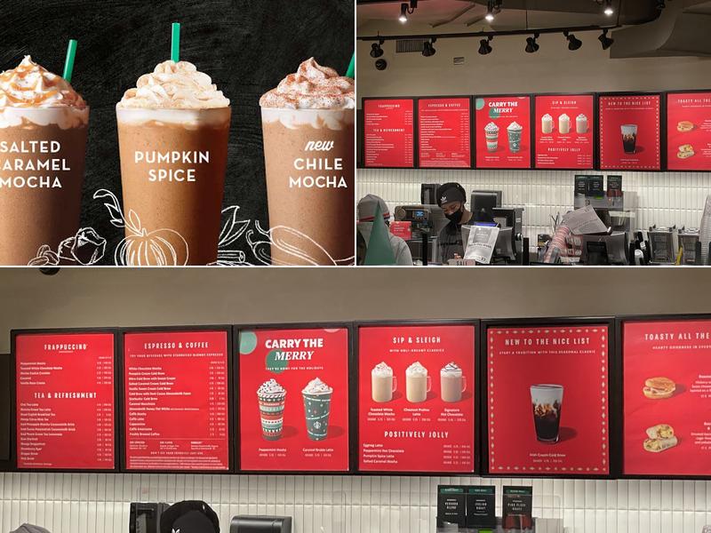 Starbucks Menu